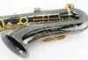 Margewate bb tenor saxofone de níquel preto instrumento musical b plana sax com caso acessórios bocal