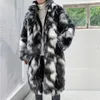 Männer Pelz Faux Herbst Winter Mantel Warme Dicke Parka Männer Casual Lange Maxi Mann Streetwear Wilden Lose Jacke Männliche windjacke Mantel 231124