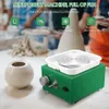 Autres outils électriques Mini poterie roue machine bricolage outil d'argile 10 cm plateau tournant céramique formant sculpture travail électrique 231124