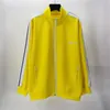 mens jacket women's jacket sport coat production hooded jacket zipper hoodie men's sportswear on clothing Little coat Thin cut yellow sport coat