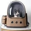 Poussettes Cat Carrier Sac à dos Space Capsule Bubble Bubble Breathable Portable Pet Sackepack Cat For Small Dogs Backpack Carrier Carrier Voyage et Randonnée
