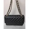 5A Designer Top Sac de marque de luxe personnalisé Channel 2022 Sac à main en cuir de vachette en cuir de vachette chaîne en or ou en argent épaule inclinée 2,55 cm noir p