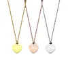 Mode goud designer ketting sieraden designer ketting goud ketting hart ketting