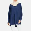 Abbigliamento etnico Lady Fashion Pullover Camicette Casual Manica lunga Arabo Ramadan Camicie Tunica Top Plus Size S-5XL Abbigliamento islamico Musulmano