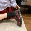 新しい季節のメタルロゴローファー磨かれたカウハイドクラシックローファー快適な靴女性デザイナーシューズファクトリーシューズボックス35-40