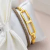 Roulis Bracelet H for man designer couple Gold plated 18K cowhide Size 15-24CM T0P highest counter Advanced Materials brand designer fashion premium gifts 025 A