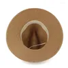 Chapeaux à large bord 2023 mode bohême Cowboy chapeau pour femmes disquette plage été soleil paille dames Protection UV Panama