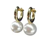 Studörhängen 2023 Tidsbegränsad tennlegering Fairy Women Pearl Pendientes brincos para som mulheres i glansvärlden