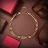 Top Quality Designer Classic Pendant Necklaces Women Gold Letter V Necklace Valentino Luxury Design Jewelry HIS8