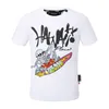 PLEIN BEAR T SHIRT Herren Designer T-Shirts Markenkleidung Strass PP Skulls Herren T-SHIRT RUNDHALSAUSSCHNITT SS HAWAII Hip Hop T-Shirt Top Tees 161337