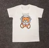 Summer Boys Girls Brand T-shirts Cartoon Bear Kids Kort Mouw T-shirt Katoen Kinderletters Gedrukt Shirts Child Shirt