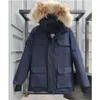 Hommes canadiens hivernaux vers le bas vestes épais chauds down hommes vêtements de parkas mode extérieur gardant couple en direct manteau de diffusion femme oies 807 962