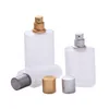 30 50 ml Frosted Clear Glass Spray Bottle Bottle Glass Flat Square Atomizer Sprayler Butelki Pusty Hrjuk