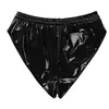 Bright Briefs PVC cuir verni filles sexy culottes short triangle à lacets