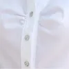 Women's Blouses Shirts Plus Size 5XL Summer Short Sleeve Cotton Ladies Office Wear Elegant Blouse Feminina White Formal Shirt 230425