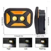 Lanternes portatives COB Spotlight 10W puissance rechargeable énergie solaire lampe de travail réparation de voiture lanterne d'inspection extérieure flshlight jaune