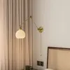 Lampa ścienna długie kinowki łóżko nowoczesne wykończenia pralni dekoracje głowa łazienka światło retro