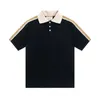 2023 Nieuwe Designer Dames T-shirt High-End High Edition Classic Retro Shirt Polo Collar Sleeve Dress T-Shirt Unisex