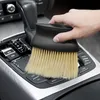 Araba iç temizlik aracı klima hava çıkışı temizleme fırçası araba yumuşak fırça araba çatlak tozu çıkarma artefakt fırça 1 adet