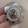 Zegarek męski luksus designer zegarek 42 mm czarna tarcza matowa automatyczna mechaniczna diamentowa moda klasyczna stal nierdzewna Wodoodporna świetlista szafir zegarek dhgate