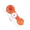 Colorful Wig Wag Style Pyrex Thick Glass Hand Pipes Handmade Portable Filter Herb Tobacco Spoon Bowl Smoking Bong Cigarette Holder Tube