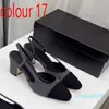 Summer Beach Sandals Shoes Casual Sandal Fashion 100% läderskor Bältesspänne tjocka klackar Baotou Lady Work Women Dress Shoes Stor storlek 34-42 med låda