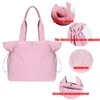 nylon lulu limón Almacenamiento en seco Bolsas de embrague Gimnasio para mujer Diseñador de lujo bolsos de mano bolso de viaje vagabundo para hombre artículos de tocador cosméticos Bandolera de hombro Bolsa de compras monedero