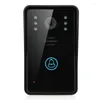 Videodörrtelefoner 2,4 g 7 tum trådlös telefon Systme Intercom Doorbell Home Security Waterproof IR Camera Support Monitor Unlock