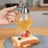 Storage Bottles Japanese-style Honey Special Pot PMMA Candy Sauce Press Dispenser Kitchen Oil Tank 220ml Suitable For Home And Coffee Shop