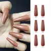 False Nails 20100Pcs Candy Color Extension Forms French Acrylic Tips Full Cover Solid Pointed Sets Tools 230425