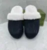 Designer Fluffy Pantoufle Australie Plate-forme Pantoufles Chaussures De Laine En Peau De Mouton Fourrure En Cuir Véritable Marque Classique Casual Femmes À L'extérieur Curseur
