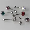 Nosringar Studs ASTM F136 14G Internt gängad magknappringar Navelstänger Belly Rings Piercing Body Jewelry 230425