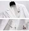 Women's Suits Blazers Office Lady Work Formal Business Pants Suit High Quality Women Luxury Blazer Jacket Clothing Black White Two Piece Set Size XXXL 230426