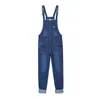 Frauen Jumpsuits Strampler Overalls Frauen Baggy Einfache Lässige Gerade Damen Kleidung Weibliche Denim Ganzkörperansicht Knöchellangen Jeans Strampler 230426