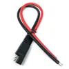 Bil Ny ny DIY 30CM 10AWG SAE Single Ended Extension Cable Inout / Output DC Power Automotive Extension Cable Solar Panera Batteri SAE Plug