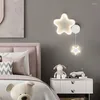 Wall Lamps LED Creative Children's Room Bedside Modern Cartoon Stars Moon Cloud Lamp Boy Girl Bedroom Decor Lighting Lights