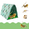 Decor Reptile Sleeping Bed Bearded Dragon Tent Hide Habitat Accessories Small Animal Hideout Shelter Warm Bed Easy to Clean
