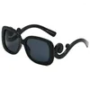 Sunglasses Vintage Square Women Minimal Baroque Sun Glasses Black Fashion Gradient Female Oculos