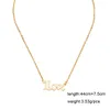 Pendant Necklaces Fashion Women Statement Necklace 2023 Simple Letter Combination VBES LOVE Mommy Bleaaed Wholesale