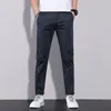 Pantaloni da uomo Pantaloni slim fit per uomo Pantaloni da lavoro a matita Cotone allungato Lavoro maschile Casual Adolescenti Ufficio Plus Abbigliamento kaki 230426