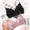 Bras Sets Top Ultra-thin Lace Underwear Set Push-up Bra and Panty Sets Hollow Brassiere Gather Sexy Bra Lace Lingerie Set 230426