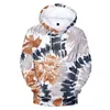 Women's Hoodies 3D Tie Dyed Hoodie Unisex Sport Pullover Sweater Fashion Harajuku Print Autumn Girls' Casual