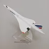 Vliegtuigen Modle 16 cm vliegtuigmodel Air France Concorde Costa Aircraft Model L 1 400 Schaal Diecast metaal Ally Air Plane Airplanes Mode Plane 230426