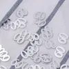 Decorazioni per feste 1200 pezzi Paillettes per unghie Compleanno Coriandoli Fiocchi Numero 60 Sposa