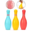 Bowling 1 Set 12PCS Toys Funny Educational Durable Pins for Kids 230425