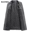 Hommes fourrure fausse BATMO 2023 arrivée automne hiver laine trench manteau hommes plaid pardessus M5XL 2975 231124
