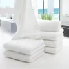 Serviette en pur coton non pelucheux maison hôtel absorbant hommes et femmes débarbouillettes 32 brins doux lavage bain en gros