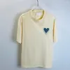 Camisa de designer de camisetas masculinas Camiseta masculina de camiseta masculina marca de maré francesa solta homens de manga curta Mulheres top