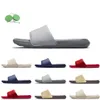 2023 Designer Vict Ori Men Kvinnor tofflor Triple Red White Midnnight Navy Wheat Mens Womens Slide Flat Platform Sandal Casual Shoes Slipper Slides Luxury Sandals