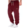 Calça masculina homens jogadores jogadores de moletom de moletom masculino masculino calças casuais masculinas moda esportes de streetwear